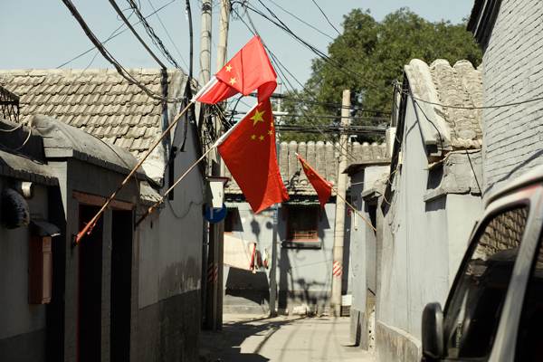 Les hutongs (ruelles) sont désertes
